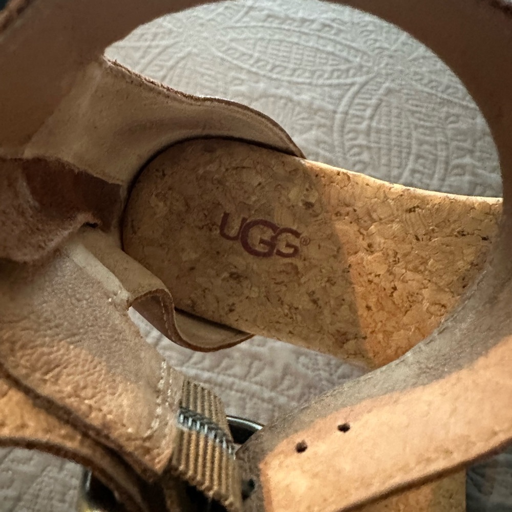 UGG wedges. Size 7. Tassels on back